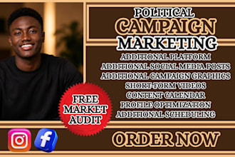 manage political campaign social media and election campaign content, video ads