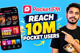 pocket fm promotion reach 10m user gain daily listener pocket fm story promotion