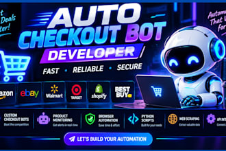 do auto purchase bot, checkout bot, auto buying shopping bot