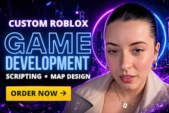 create custom roblox game development with scripting map design roblox developer