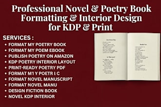 design fiction book, format novel manuscript, nonfiction memoir, KDP interior