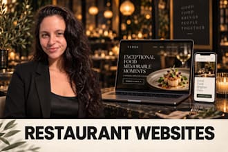build a custom restaurant website with reservations and online ordering