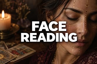 give you a face reading with deep spiritual guidance