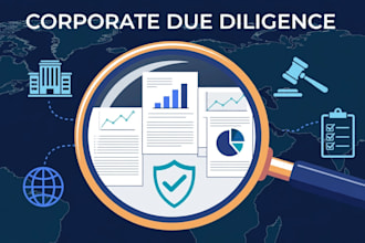 conduct corporate due diligence and vendor background research