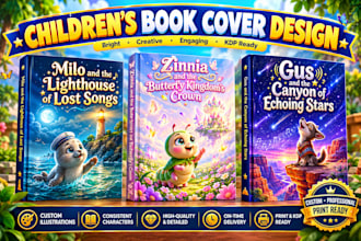 illustrate 3d children book illustration, children story book