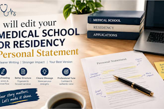 edit your medical school or residency personal statement