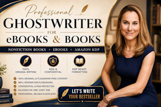 be your ebook  editor
