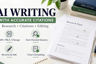 write and refine ai content with accurate citations and sources