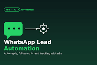automate your whatsapp business lead follow up with n8n