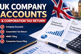 prepare UK company accounts and corporation tax return