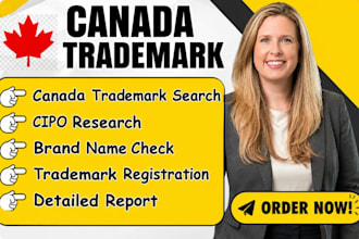 do canada trademark, trademark search, cipo research and brand name check