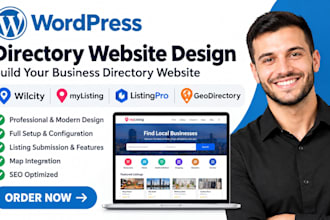 directory website design wilcity mylisting listingpro or geodirectory website