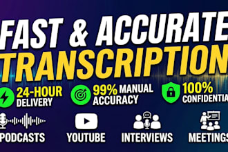 provide professional english and arabic audio transcription