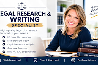 write a professional US legal memorandum with legal research