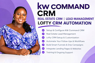 setup kw command CRM real estate CRM lead management lofty CRM automation