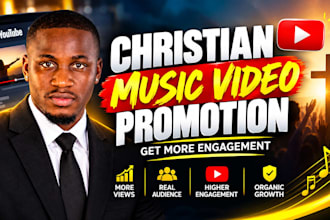 promote organic christian youtube music vidoes for more engagement