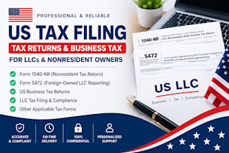 do us tax filling usa tax return business tax form 1040nr 5472 for us llc