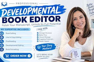 proofread, children book, non friction, self help, fantasy developmental editor