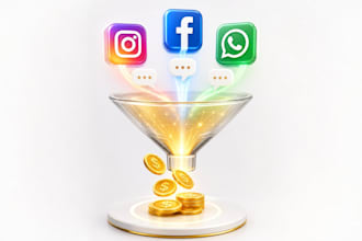 automate instagram, facebook, and whatsapp with manychat