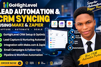 setup gohighlevel CRM lead automation and integrations