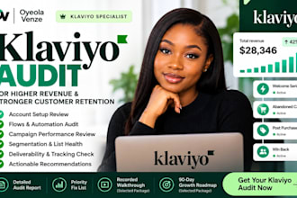 audit your klaviyo account and email marketing