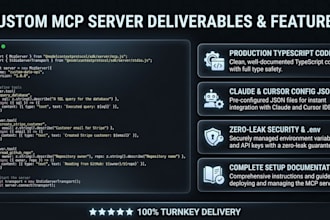 build custom mcp servers for claude and cursor