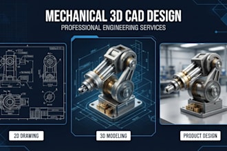 do mechanical and industrial product design and drawings