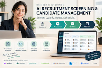 build a make com ai recruitment screening and candidate management system