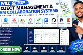 setup jira clockify asana monday com clickup wrike trello github smartsheet coda