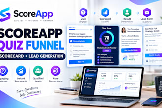 build scoreapp quiz funnel scorecard score app with typeform