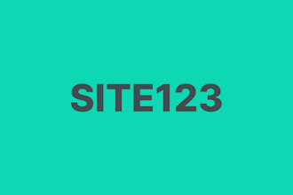 build and customize your site123 website