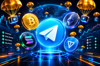 develop a custom telegram airdrop bot for your crypto project