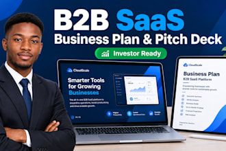craft a b2b saas business plan and startup pitch deck