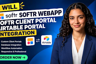 softr webapp softr client portal airtable portal integration