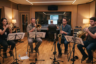 record pro trumpet trombone saxophone or horn section