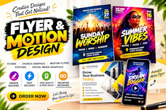 do flyer design, motion flyer, church flyer, graphic design flyer