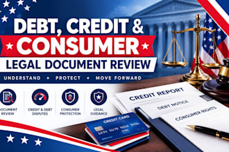 review debt, credit and consumer legal documents