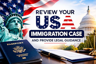 review your US immigration case and provide legal guidance