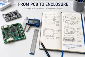 design a medical pcb enclosure and electronics housing
