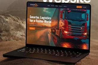 design professional premium logistics website