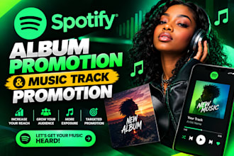 do spotify album promotion, spotify music track promotion