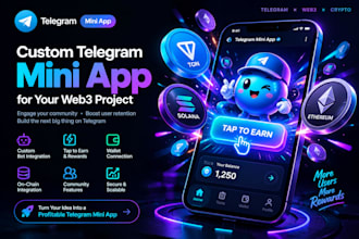 build a telegram mini app or airdrop bot for web3