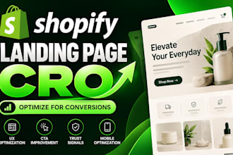 optimize your shopify landing page for cro and conversions