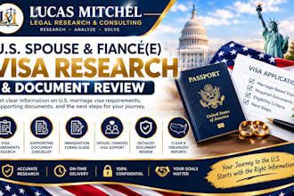 research US marriage visa requirements and review your documents