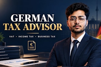 be your german tax advisor, steuerberater lawyer on tax, vat, income tax