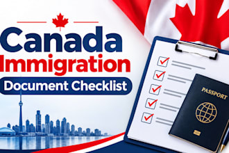 create a personalized canada immigration document checklist