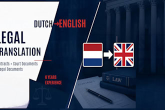 translate dutch to english legal documents professionally