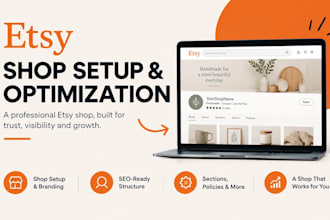 set up and optimize your etsy shop professionally