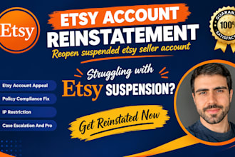 etsy reinstatement, etsy suspension, etsy reopen, appeal letter, etsy appeal