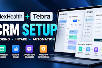 setup nexhealth tebra healthcare CRM appointment booking and automation